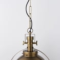 thumbnail image 5 of Gold Metal Sphere Pendant Hanging Light, 5 of 9