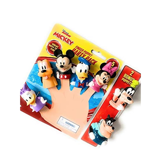 Marionetas de Dedo Mickey Mouse & Friends Party Pack 7 Marionetas!!! Finger Puppets Finger Puppets
