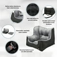 thumbnail image 5 of TRIXIE Convertible Deluxe Pet  Car Seat, Dog Booster Seat, Travel Pet Bed for Small Dogs & Cats, 5 of 10