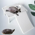 thumbnail image 3 of Happy Date Turtle Pier Floating Reptiles Basking Platform,Terrapin Dock Aquarium with Ramp Stairs for Tortoise Frog Newt and Salamanders, 3 of 7