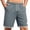Light Blue, variant on hoksml Men's Waffle Knit Drawstring Casual Shorts, Contrast Cuff Breathable Athletic Shorts for Sports Daily Wear