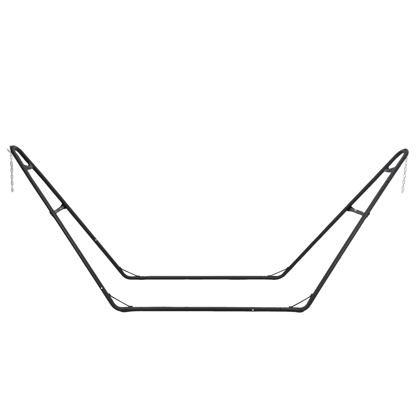 Universal 2 Person Hammock Stand, Heavy Duty Steel Hammock Stand 550 lbs Capacity, Fits 9 to 14 Foot Hammocks for Outdoor Indoor Adjustable Portable Hammock Stand with Chain, Hook, and Carrying Bag