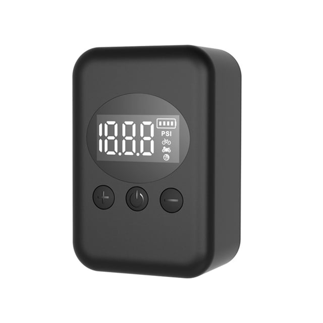 Minibomba Eléctrica Portátil para Bicicleta con Manómetro Digital PSI para Inflar Neumáticos de Motocicleta y Bicicleta de Carretera.