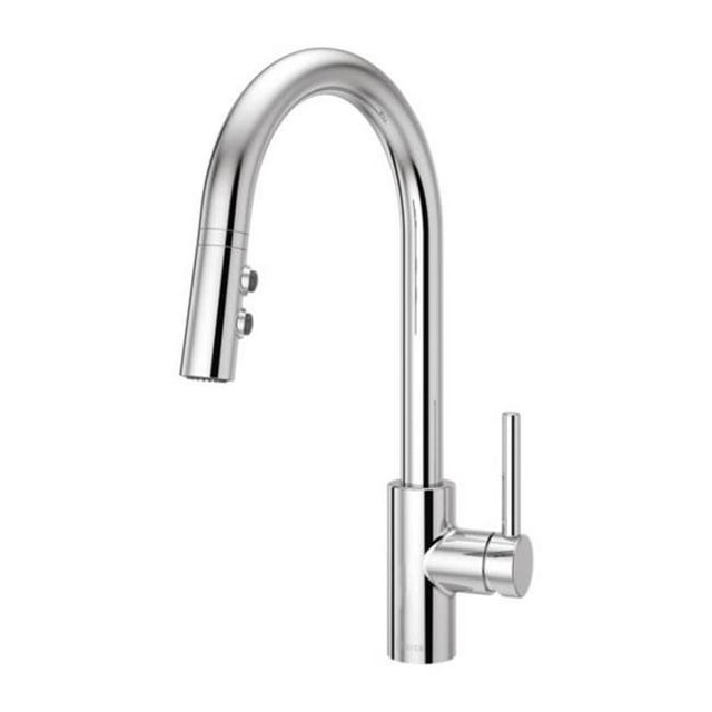 Stellen 1-Handle Pull-Down Kitchen Faucet, Polished Chrome