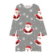 thumbnail image 3 of LOVZFMLL Robe Extensible à Manches Longues pour Filles Robe de Récital d'École Ligne A Robe à Manches Longues Col Rond, 3 of 4