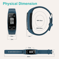 Willful Fitness Tracker Simple Pedometer Watch Non Bluetooth No App No