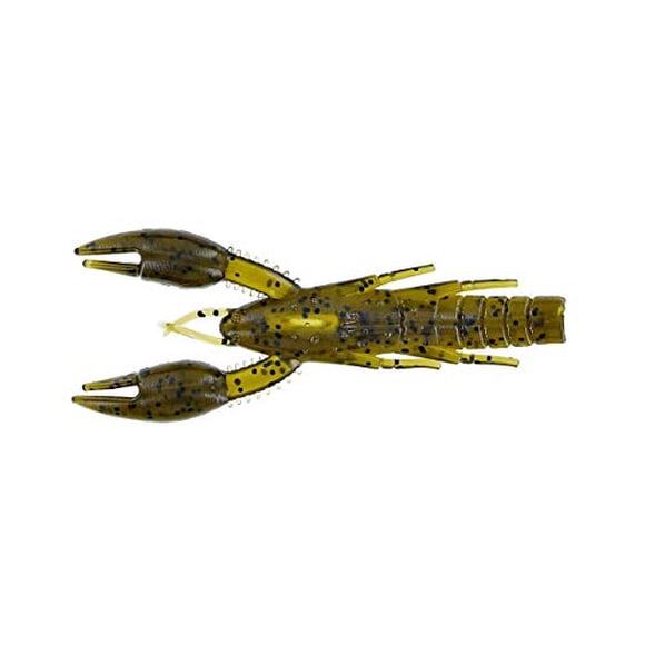 4" Yamamoto Psycho DAD Green Pumpkin W/Black Flake (5 Pack)