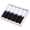 Black white, variant on Ywmsfl 10 Assorted Color Polyester Thread Set for Sewing Machines and Crafting Projects
