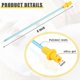thumbnail image 3 of 50 Pieces Disposable Artificial Insemination Rods Disposable Breeding Rod Tube Flexible Breeding Ca, 3 of 5
