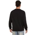 thumbnail image 2 of Taigaofy Men's Lightweight Sweatshirts with Kangaroo Pocket Relaxed Fit Crew Neck Pullover Shirt Black XL, 2 of 6
