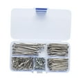 thumbnail image 3 of heritaly Round Head Nail Tacks DIY Iron Hardware Nail for Hinges Boxes Craft Projects 350 Silver, 3 of 6