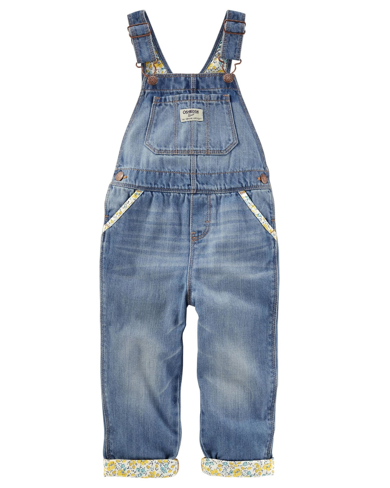 Oshkosh B'gosh - OshKosh B'gosh Little Girls' Denim Overalls ...