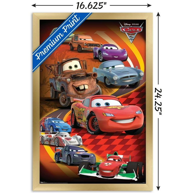 Disney Pixar Cars 2 - Group Wall Poster, 14.725