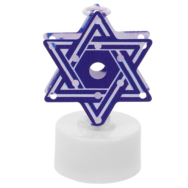 KAKOWELY Lámpara de vela de oración Lámpara de vela LED Lámpara de vela LED de noche santa Luz de vela LED Vela LED de judaísmo