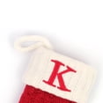 thumbnail image 5 of Aunavey Christmas Stocking with 26 Letter Initial Embroidered Mini Socks for Xmas Tree Hanging Decorations, 5 of 7