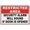Warning Sign 2, variant on Beware Of Dog Sign 8"x12" - Aluminum Tin Warning for Home Outdoor Garden, High-Visibility Safety Decor for Residence
