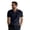 Black, variant on Mens Pullover Short Sleeve Ribbed Texture Collar Sweater Mens Summer Tops,Army Green,3XL