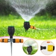 thumbnail image 1 of VBXOAE Alloy Garden Sprinkler 360° Adjustable Rotation ABS Plastic Easy Install Water Saving 3 Gears Ground Insert for Large Area Irrigation, 1 of 7