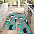 thumbnail image 4 of Kitchen Rugs Sets Of 2,Australian Shepherd Dog and Flower Anti Fatigue Kitchen Mat Rugs Non Slip Washable,Decorative Kitchen Floor Mats for Kitchen,Sink,Laundry,17"X47", 4 of 5