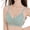 Mint Green, variant on Women’s Seamless Ribbed Wireless Bra, Comfortable Everyday Soft Support Bra with Adjustable Straps Black XL