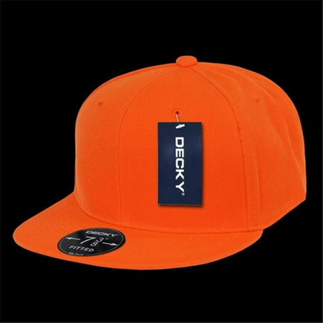 Decky RP1-PL-ORN-27 Casquette Rétro Ajustée, Orange, Taille 7,5