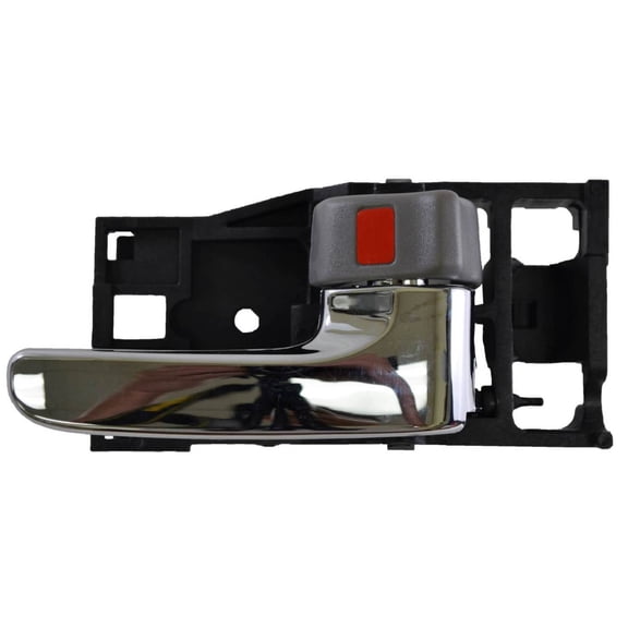 PT Auto Warehouse TO-2901MH-RH - Inner Interior Inside Door Handle, Gray (Stone) Knob with Chrome Lever - Passenger Side Fits select: 2000-2004 TOYOTA AVALON