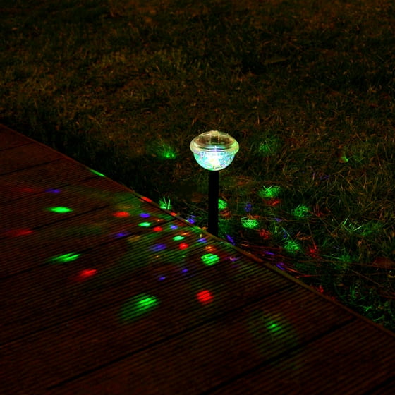 Gigalumi Solar Lights Outdoor Color Changing Garden Led Light Gigalumi Solar Lights Outdoor Color Changing Garden Led Light Landscape Pathway Disco Pool 2 Pack Com