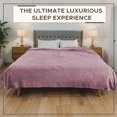 thumbnail image 4 of Electric Heated Blanket Twin Size 62"x84" - 4 Heat Settings, 10H Auto Shut Off, Soft Coral Fleece & Sherpa Fabric, Machine Washab, 4 of 8