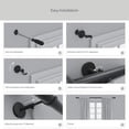 thumbnail image 5 of Better Homes & Gardens 1 in Satin Nickel Adjustable Seamless Curtain Bracket, Set of 2, 5 of 9