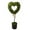 #1-1PC Green, variant on Fung-hwang Boxwood Heart with Bow Topiary, 30 Inch Heart Topiary Green & White Valentine's Day Artificial Boxwood Decoration, Faux Love Topiary Ball