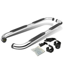 DNA Motoring For 01-04 Toyota Tacoma Double Cab Chrome 3" Side Step Nerf Bar Running Board