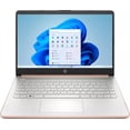 thumbnail image 4 of HP Newest Slim Everyday Laptop - 14" HD Display, Intel Quad-Core N4120, Windows 11 Pro & 1-Year Microsoft 365&1TB OneDrive Cloud Storage 8GB RAM, 128GB eMMC+256GB SD Card, Accessoires,Rosegold, 4 of 5