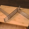 thumbnail image 3 of 2PCS Adjustable Drawer Dividers Organizer Expandable Drawer Separators Plastic Drawer Organizer For Kitchen Bedroom Office Desk, 3 of 11