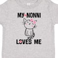 thumbnail image 4 of Inktastic Nonni Loves Me Granddaughter Kitty Cat Girls Toddler T-Shirt, 4 of 5