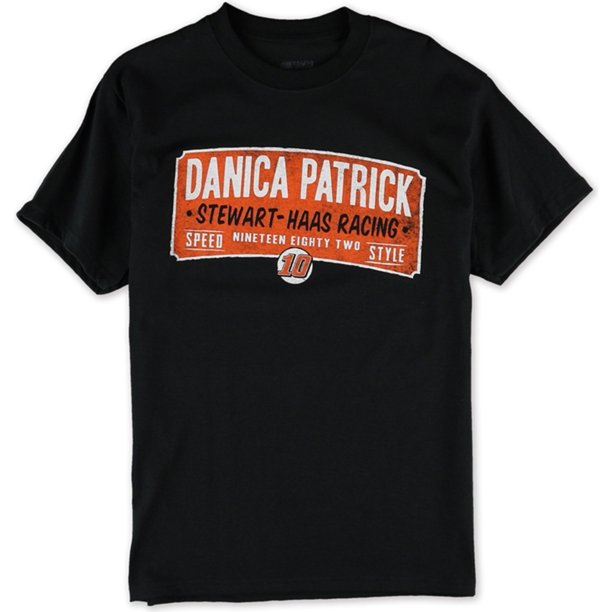 Nascar Danica Patrick Vintage Camiseta gráfica para hombre, negro, mediano