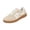 W9-Beige, variant on Women's Fashion Sneakers Comfortable Walking Shoes Casual Lace-Up Non Slip Sneakers Suede and Leather Gum Sole Lightweight Breathable Durable Outdoor Streetwear for Daily Wear,Beige 41(US-8)