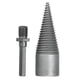 thumbnail image 5 of Piezas de repuesto para cabezal de brocas eléctricas de acero de 32 mm, cono divisor de madera Mango Hexagonal kusrkot Brocas de leña, 5 of 8