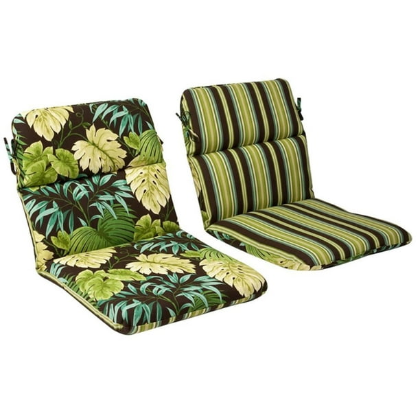 Outdoor Patio Furniture High Back Chair, Green Outdoor Furniture Cushions