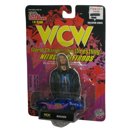 WCW Nitro Street Rods Raven WWE Racing Champions Toy