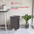 thumbnail image 3 of Basurero Con Doble Mecanismo Namaro Design 10l, 3 of 6