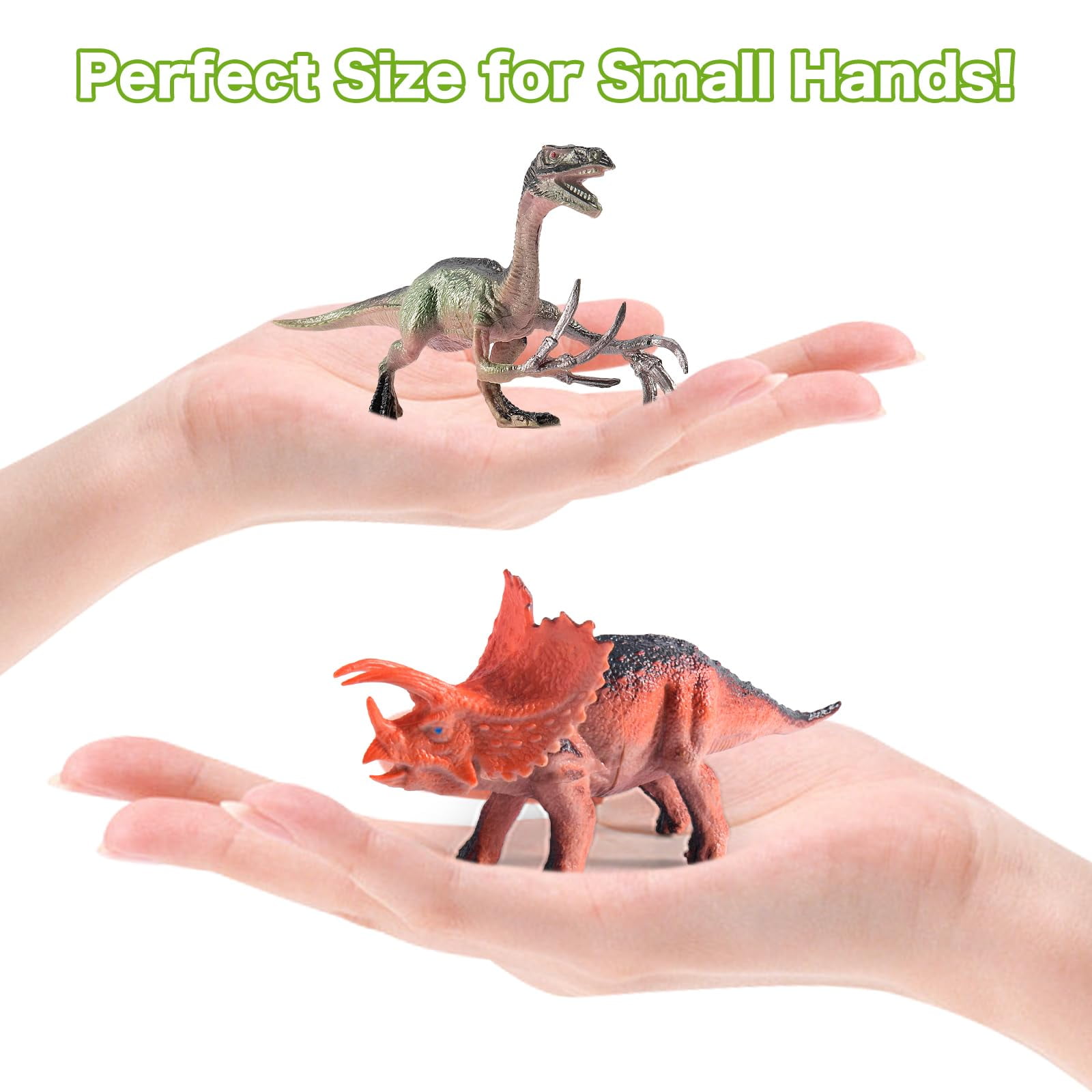 45PCS Dinosaur Toys for Kids 3-5, Realistic Jurassic Dinosaurs Figures with Eggs&Trees&Fence Playset to Create a Dino World,Educational Figures, Great Gift for Toddler Boys & Girl