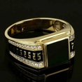thumbnail image 1 of Anillos de sello turco hechos a mano Retro para hombres, anillo tallado de Color plateado antiguo, incrustaciones místicas de circón, nuevo anillo de motorista Punk, 1 of 4