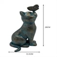 thumbnail image 2 of Estatua de JardíN de Curiosidad de y Mariposa, Estatua de JardíN de Mariposa de de Curiosidad DecoracióN Escultura de Figuras de Animales, 2 of 5