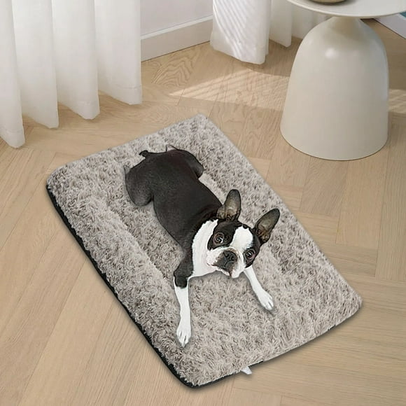 Tapis de Lit Réversible pour Chats et Chiens Coussin de Sommeil en Flanelle Douce avec Fond Non Lavable Confortable pour Usage Intérieur