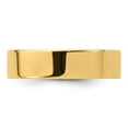 thumbnail image 6 of 14k Yellow Gold 6mm Standard Weight Flat Comfort Fit Wedding Band Size 10, 6 of 6