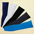thumbnail image 3 of opvise Unisex Compression Fit Hand Cooling Ribbing UV Protection Outdoor Arm Sleeves, 3 of 8