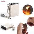 thumbnail image 4 of Encendedor de emergencia para acampada, encendedor de pedernal de magnesio, tipo plateado, 4 of 5