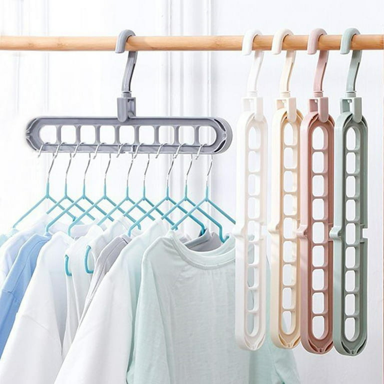 1pc Space Saving Clothes Hanger, Closet Metal Magic Hook, Multiple Hangers  Combined Into One, Great For Saving Storage Space And Organizing Wardrobes  In Apartments And College Dorm Rooms