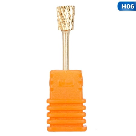 KABOER Carbide Nail Drill Bits Silver Golden Coated For Nail Acrylic Remove  Hot (The Best Way To Remove Acrylic Nails)