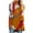 Orange, variant on Brnmxoke Womens Casual Long Sleeve Shirts Lightweight Sweatshirts Fashion Color Block Blouses Loose Soft Flare Tunic Tops to Wear with Leggings